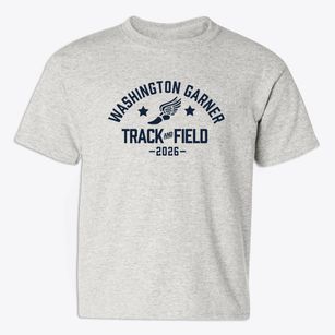Washington Garner Elementary School Track and Field Youth T-shirt