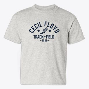 Cecil Floyd Elementary School Track and Field Youth T-shirt