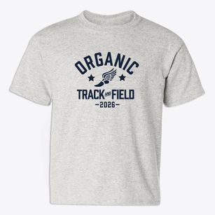 Organic School Track and Field Youth T-shirt