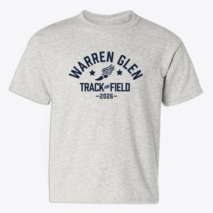 Warren Glen Middle School Track and Field Youth T-shirt