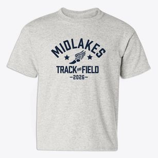Midlakes High School Track and Field Youth T-shirt