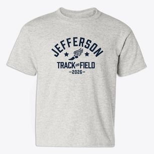 Jefferson Davis Diggs Elementary School Track and Field Youth T-shirt