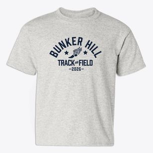 Bunker Hill Elementary School Track and Field Youth T-shirt