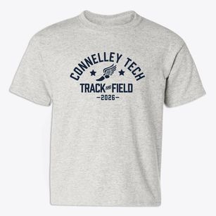 Connelley Tech Institute Adult Education Track and Field Youth T-shirt