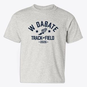 W Dabate Memorial Elementary School Track and Field Youth T-shirt