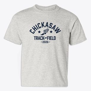 Chickasaw Junior High School Track and Field Youth T-shirt