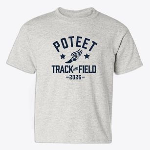 Poteet Junior High School Track and Field Youth T-shirt