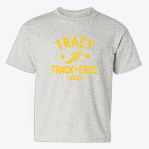 Tracy High School Track and Field Youth T-shirt
