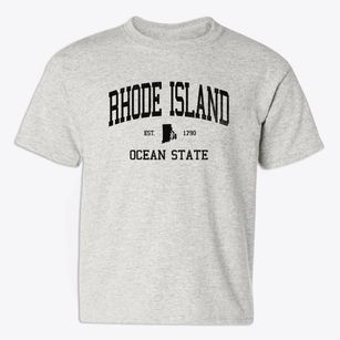  Rhode Island Slogan Youth T-shirt