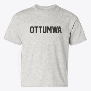 Ottumwa Iowa Classic Block Youth T-shirt