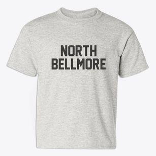 North Bellmore New York Classic Block Youth T-shirt