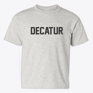 Decatur Nebraska Classic Block Youth T-shirt