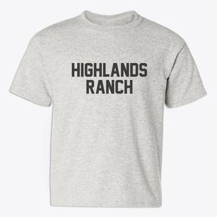 Highlands Ranch Colorado Classic Block Youth T-shirt