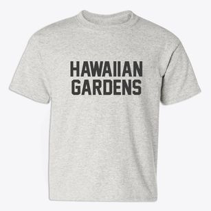 Hawaiian Gardens California Classic Block Youth T-shirt