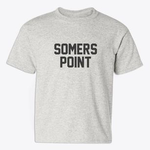 Somers Point New Jersey Classic Block Youth T-shirt