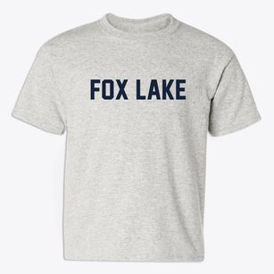 Fox Lake Wisconsin Classic Block Youth T-shirt