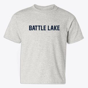 Battle Lake Minnesota Classic Block Youth T-shirt