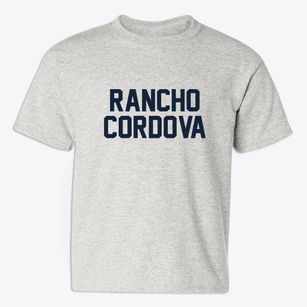 Rancho Cordova California Classic Block Youth T-shirt
