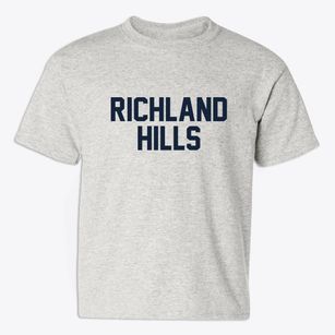 Richland Hills Texas Classic Block Youth T-shirt