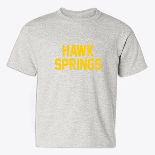 Hawk Springs Wyoming Classic Block Youth T-shirt