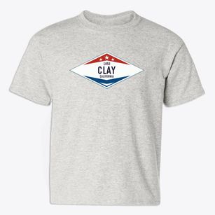 Clay California Diamond Star Youth T-shirt