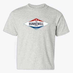 Hunnewell Kansas Diamond Star Youth T-shirt
