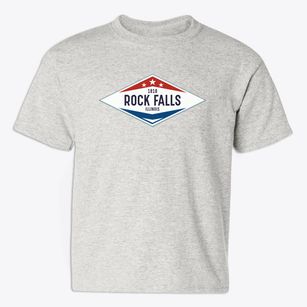 Rock Falls Illinois Diamond Star Youth T-shirt