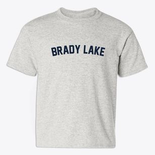 Brady Lake Ohio Classic Curve Youth T-shirt