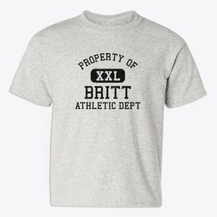 Britt Iowa Athletic Dept Youth T-shirt