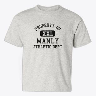 Manly Iowa Athletic Dept Youth T-shirt