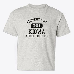 Kiowa Kansas Athletic Dept Youth T-shirt