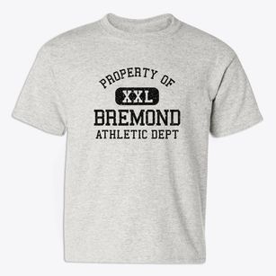 Bremond Texas Athletic Dept Youth T-shirt