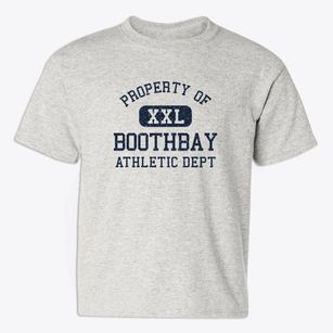 Boothbay Maine Athletic Dept Youth T-shirt