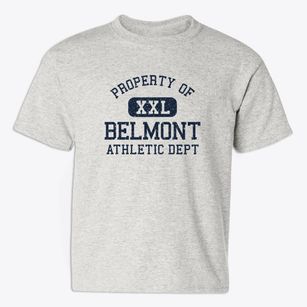 Belmont Massachusetts Athletic Dept Youth T-shirt