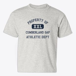 Cumberland Gap Tennessee Athletic Dept Youth T-shirt
