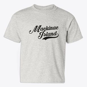 Mackinac Island Michigan Vintage Team Youth T-shirt