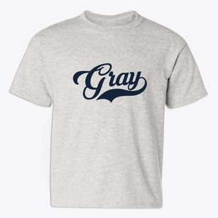 Gray Tennessee Vintage Team Youth T-shirt