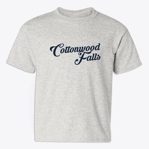Cottonwood Falls Kansas Vintage Team Youth T-shirt