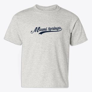 Miami Springs Florida Vintage Team Youth T-shirt