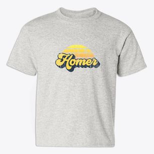 Homer Alaska Sublime Sunset Youth T-shirt