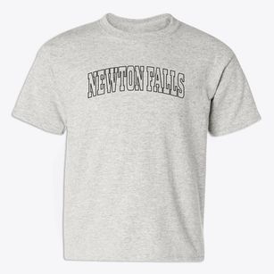Newton Falls Ohio Trendy Block Youth T-shirt