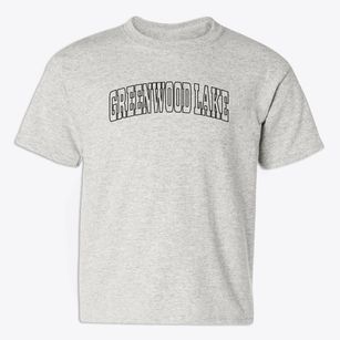 Greenwood Lake New York Trendy Block Youth T-shirt