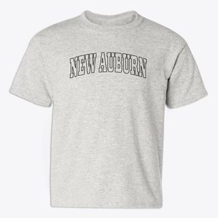 New Auburn Wisconsin Trendy Block Youth T-shirt
