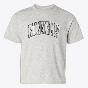 Runnells Iowa Trendy Block Youth T-shirt