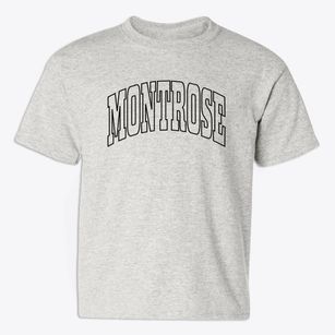 Montrose West Virginia Trendy Block Youth T-shirt