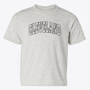 Cleveland Mississippi Trendy Block Youth T-shirt