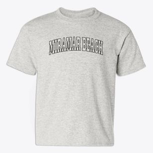 Miramar Beach Florida Trendy Block Youth T-shirt
