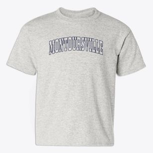 Montoursville Pennsylvania Trendy Block Youth T-shirt