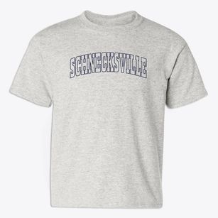 Schnecksville Pennsylvania Trendy Block Youth T-shirt