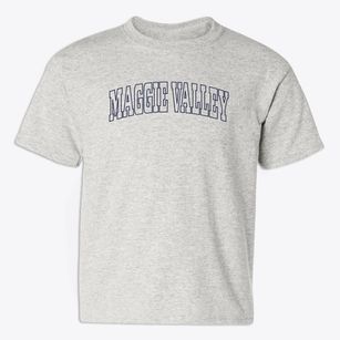 Maggie Valley North Carolina Trendy Block Youth T-shirt